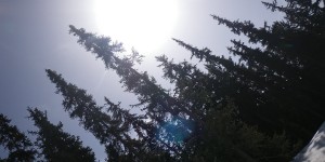 avalanche de ciel bleu